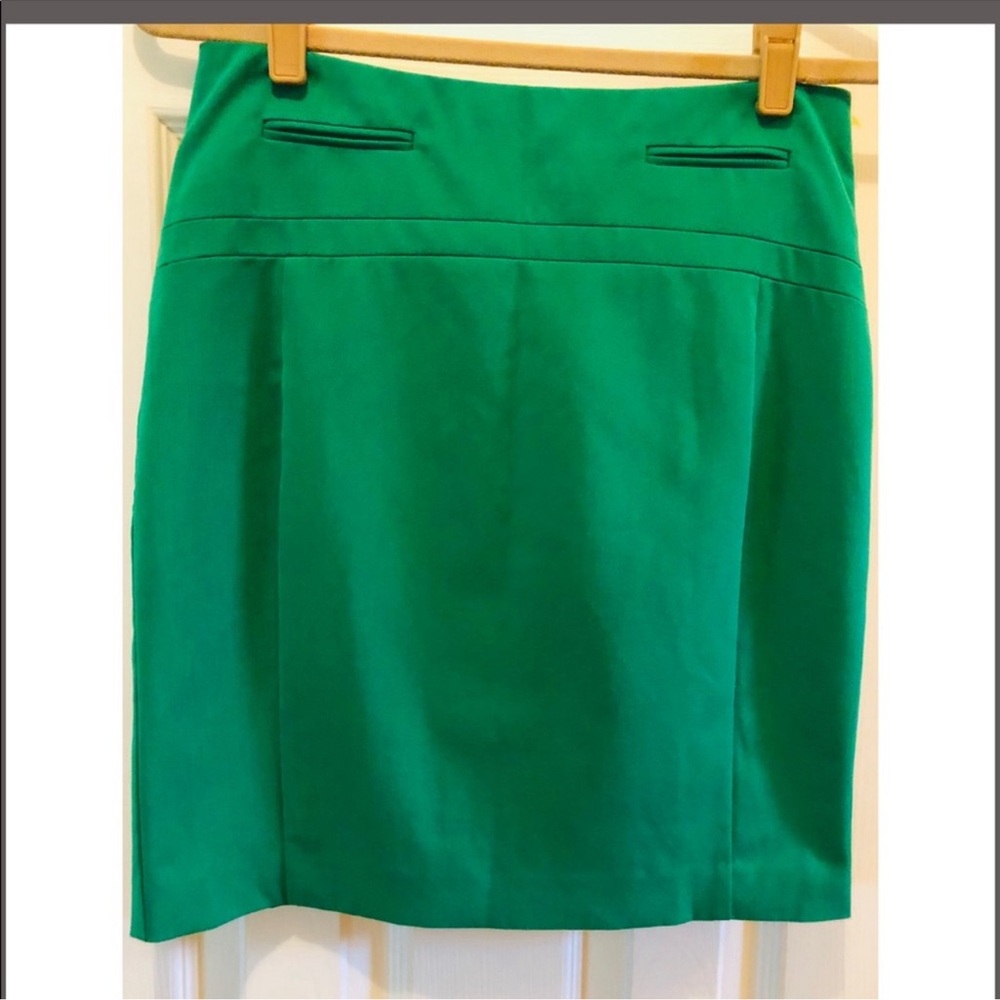 Express green knee length skirt - Picture 2 of 4